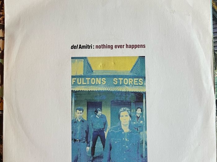 Del Amitri. Nothing ever happens picture sleeve vinyl record single in vg+ condition