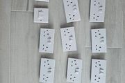 Double/Single sockets, Fan Switch