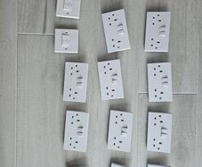 Double/Single sockets, Fan Switch