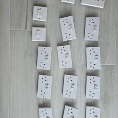 Double/Single sockets, Fan Switch
