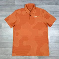Nike Golf Patterned Polo Shirt Mens Large