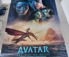 avatar movie vynil banner set original movie poster memorabilia