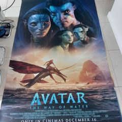 avatar movie vynil banner set original movie poster memorabilia