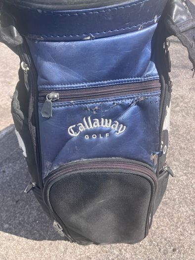 Vintage Callaway Golf Classic Black Blue Cart bag