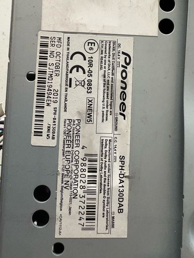 Pioneer SPH-DA130DAB apple and android play