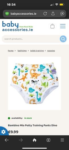 Bambino Mio reusable toddler training pants BNWT