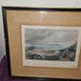 Antique engraving of Clifden Castle framed Image 2