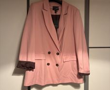 River Island Pink double breasted blazer