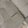 Leather L shape sofa grey Image 3