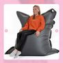 Elephant Living Jumbo Bean Bag in Black Image 3