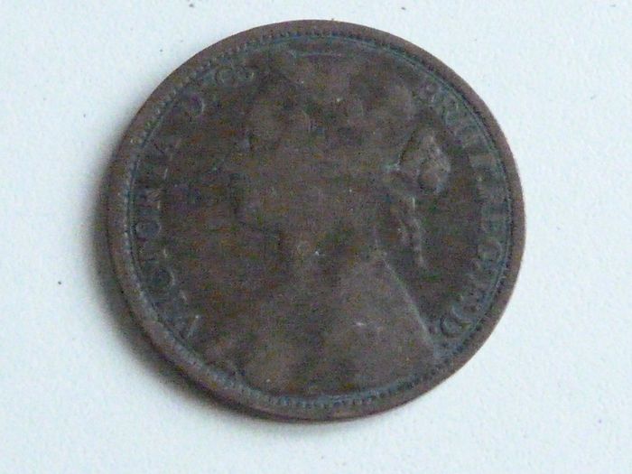 English penny 1874H