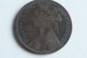 English penny 1874H