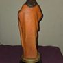 Antique Hand Painted Sacred Heart of Jesus Statue Image 3