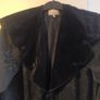 Woman's Black Cape Coat Image 3