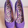 Purple Platform Heels Image 2