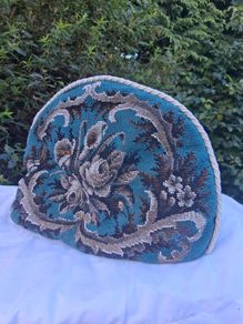 Stunning Victorian Beaded Needlepoint Tea Cosy (Circa 1850)