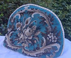 Stunning Victorian Beaded Needlepoint Tea Cosy (Circa 1850)