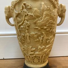 Vintage Vase with elephant handles