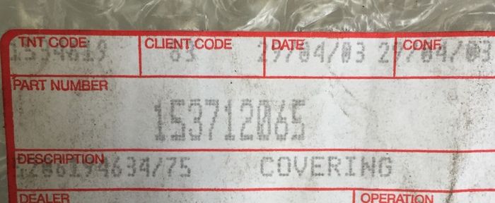 Parcel Shelf (Alfa Romeo 146)