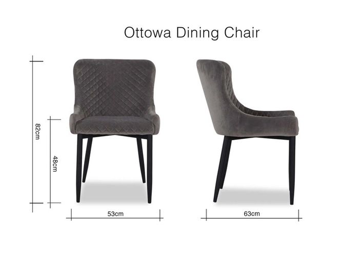 Grey Dining chairs
