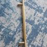 Cabinet/ Kitchen solid brass gold knurled handles x 23 in total Image 2