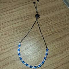 bracelet blue and silver new