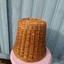 Vintage Wicker waste basket Image 3