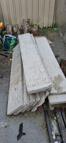 Concrete fence panels
