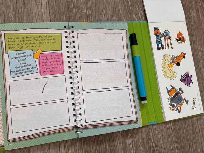 Dog Man: Guide to Creating Comics in 3-D Activity Book & Kit