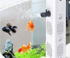 NEW SALE | Quiet Fish Tank Filter 4-in-1 Internal Aquarium Filter,500L/H Submersible Water Pump Oxygen Aeration Wave Maker Water Change for Betta, Turtle, Pond Fish