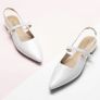 C.Paravano Slingback Flats for Women Image 3