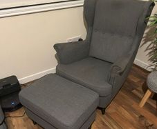 Ikea Strandmon Armchair & Ottoman