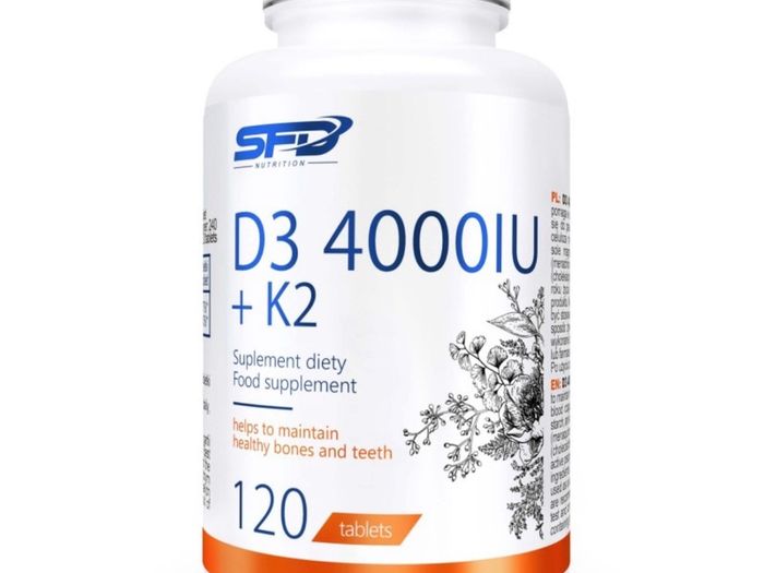 Vitamin D3 4000 IU + K2 Food Supplement