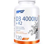 Vitamin D3 4000 IU + K2 Food Supplement