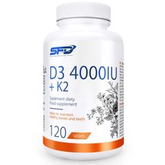 Vitamin D3 4000 IU + K2 Food Supplement