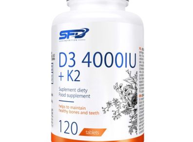 Vitamin D3 4000 IU + K2 Food Supplement