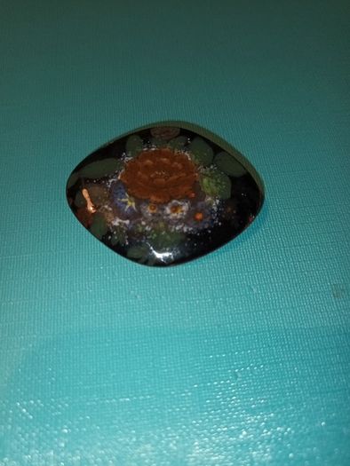 enamel brooch