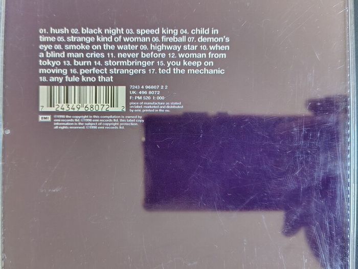Deep Purple - 30: Very Best Of CD (1998) Classic Hard Rock EX+