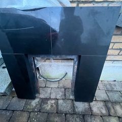 Fireplace insert and hearth. More pictures to follow