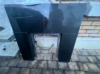 Fireplace insert and hearth. More pictures to follow