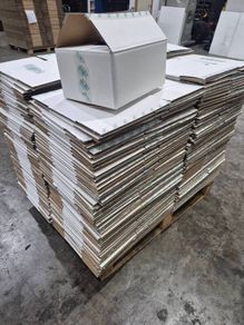cardboard boxes