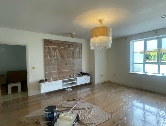 plastering