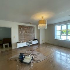 plastering