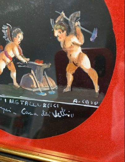 Small painting by Antonio Caso