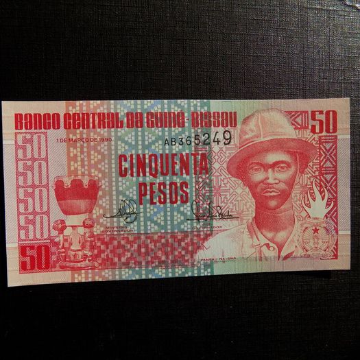Guinea-Bissau.1990.50 Pesos.Uncirculated Banknote.