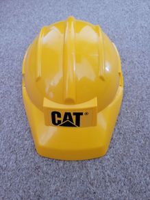 CAT Caterpillar Kids Yellow Hard Hat Construction
