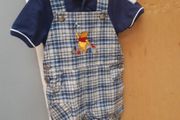 Winnie  Pooh Bear  Dungarees &amp; Bodysuit . S.18  Months. .