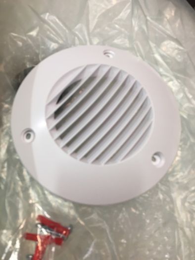 100 mm Exterior Fan Grille and Duct Kit 4 inch