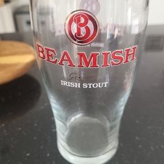 24 x retro beamish pint glasses  new in box