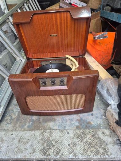 antique record player